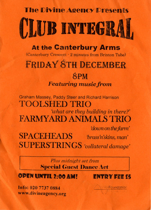 Club Integral at the Canterbury Arms