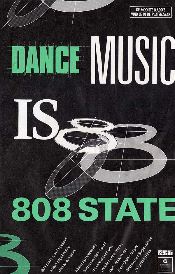 808 State - ex:el - Dutch Advert