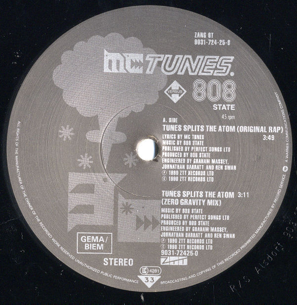 MC Tunes vs. 808 State - Tunes Splits The Atom