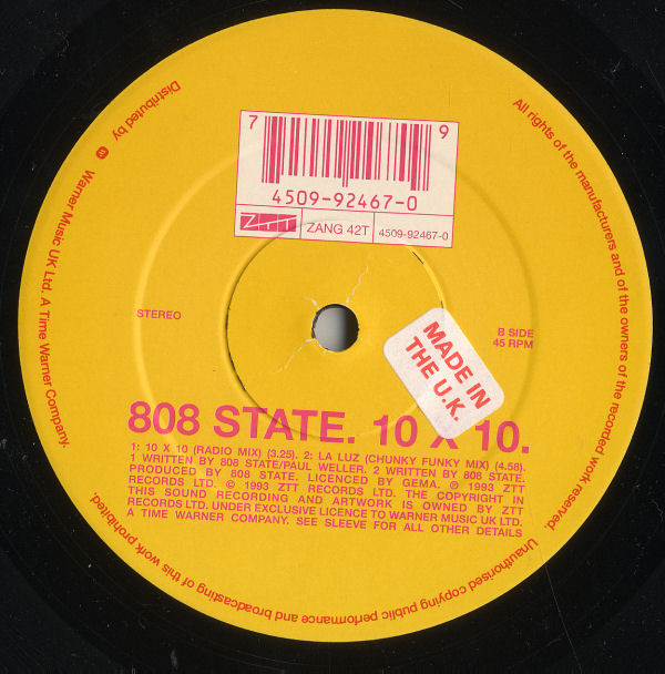 808 State 10 x 10