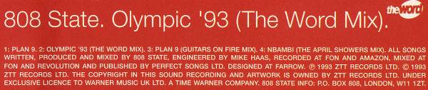 808 State - Plan 9