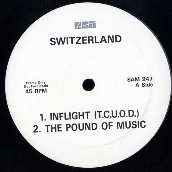Switzerland - Inflight (The Correct Use Of Dope) - UK 12" Promo Single - Label A