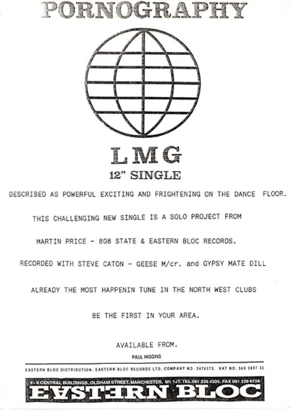 Pornography - LMG - UK 12" - Press Release