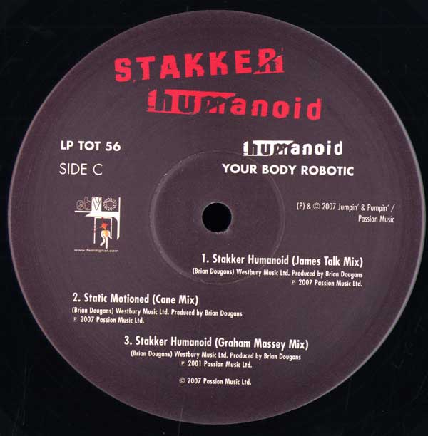 Stakker Humanoid - Your Body Robotic - UK 2xLP - Side C