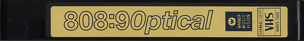 808 State - Optical - US VHS - VHS Cassette