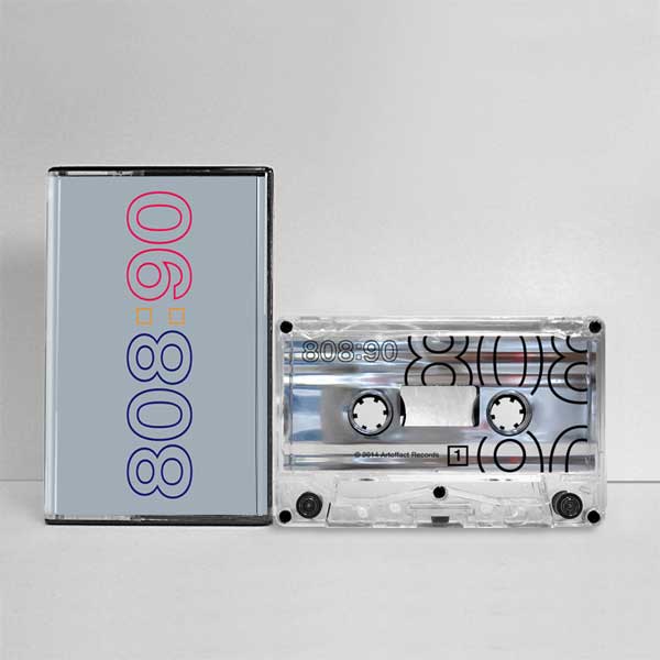 808 State - 90 Deluxe Edition - Silver Arttofact Cassette - CA MC - front