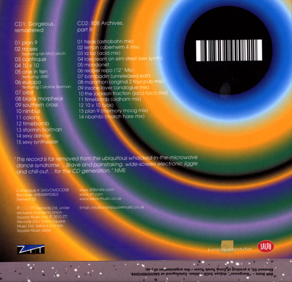 808 State - Gorgeous Element Edition