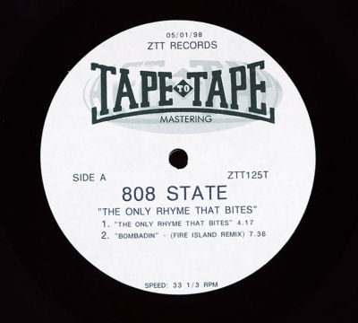 MC Tunes vs. 808 State - The Only Rhyme That Bites 99