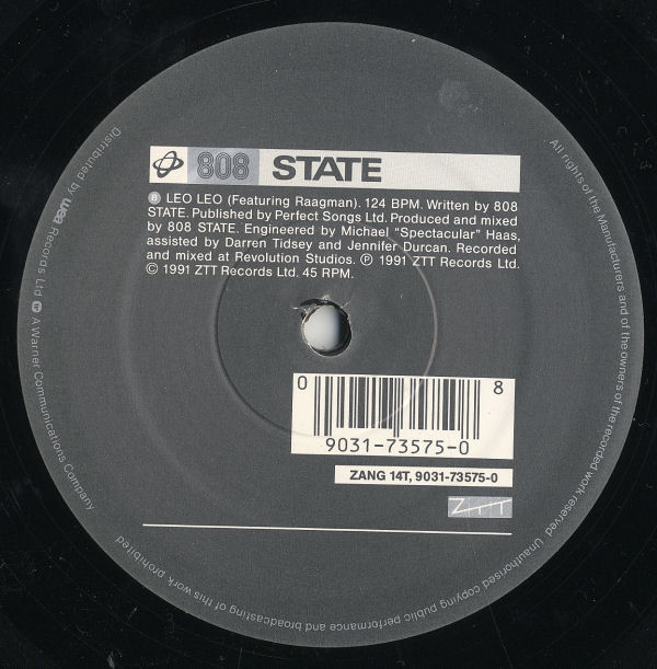 808 State - In Yer Face