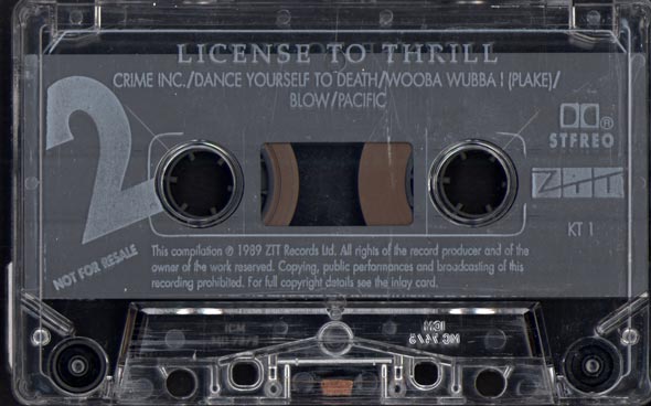 License To Thrill - UK Promo Cassette - Side 2