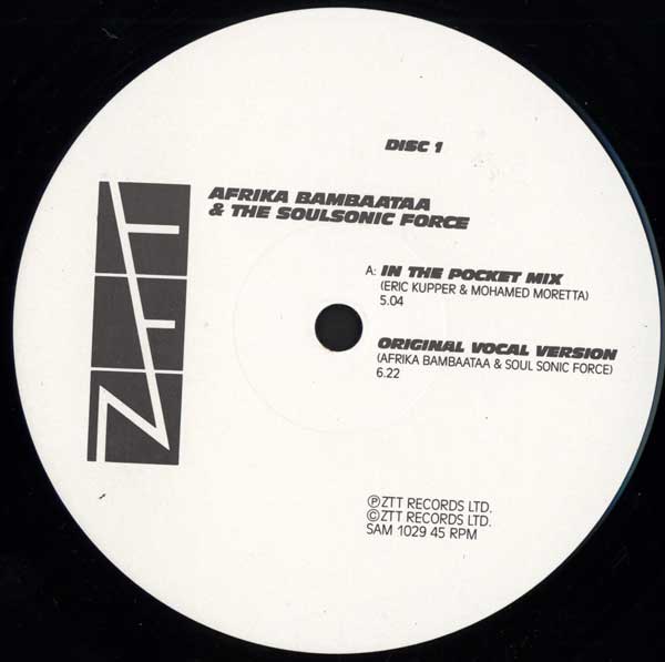 Afrika Bambaataa & The Soulsonic Force - Don't Stop... Planet Rock - The Remix EP - UK - 2 x 12" Single Promo - Side A