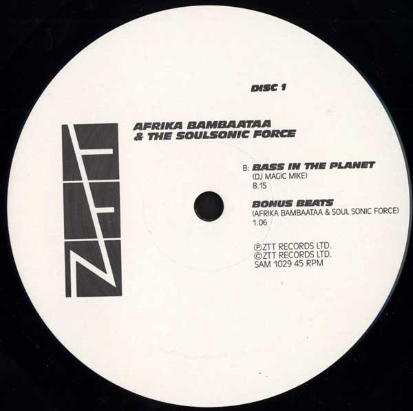 Afrika Bambaataa & The Soulsonic Force - Don't Stop... Planet Rock - The Remix EP - UK - 2 x 12" Single Promo - Side B