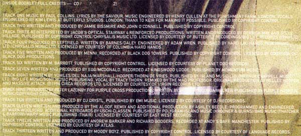 Various Artists - Foundations: Coming Up From The Streets - UK 2xCD - Credits