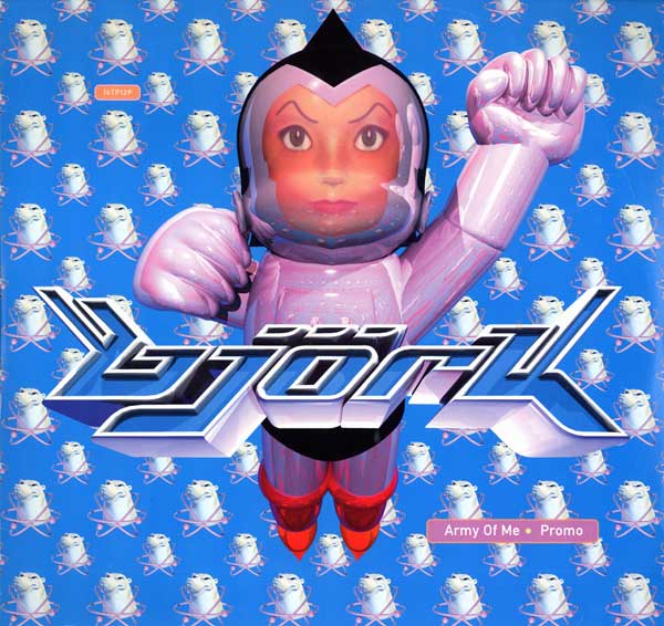 Bj&ouml;rk - Army Of Me - UK 2x12" Promo Single - Front Cover