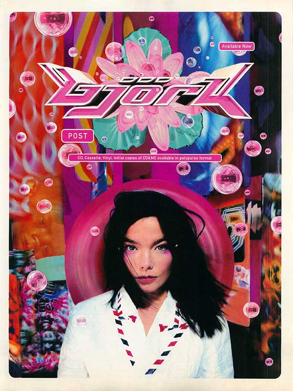 Björk - Post - UK Advert (Muzik Magazine - June 1995)