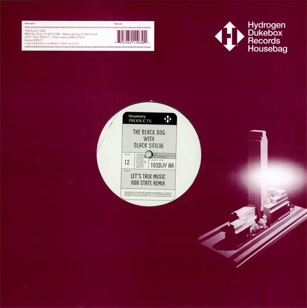 The Black Dog With Black Sifichi - Mental Health Hotline - UK 12" Single