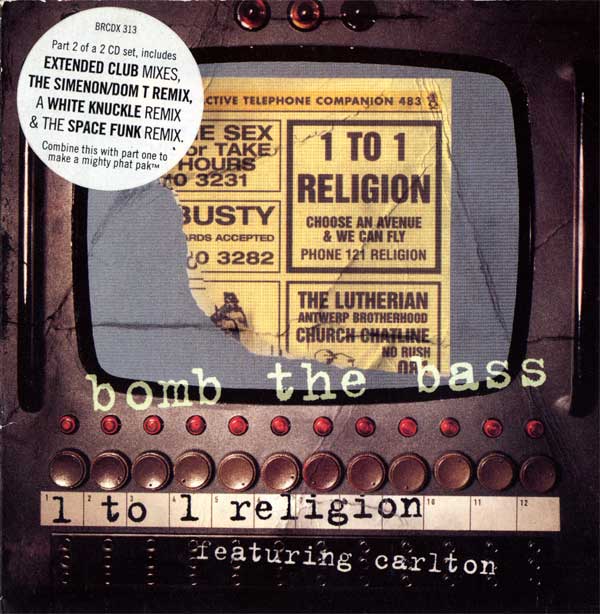 Bomb The Bass - One To One Religion - UK CD 2