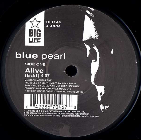 Blue Pearl - Alive - UK 7 " Single - Side 1