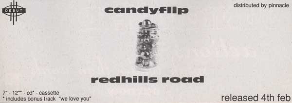 Candyflip - Redhills Road Remix - UK Advert - Record Mirror (9th February 1991)