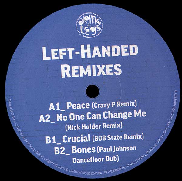 Daniel Steinberg - Left-Handed Remixes - German 12" Single - Side A