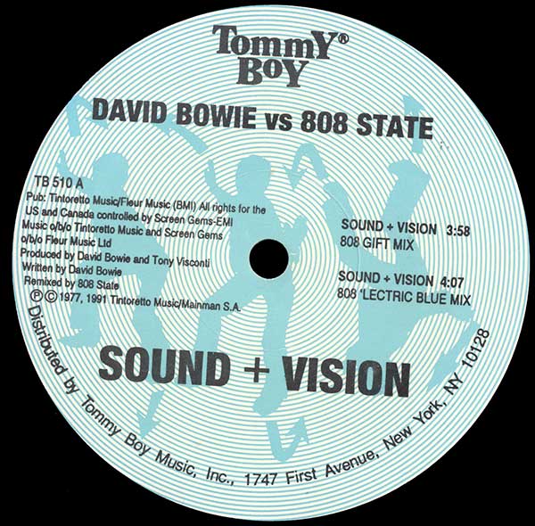 David Bowie vs. 808 State - Sound + Vision Remix - US 12" Single - Side A