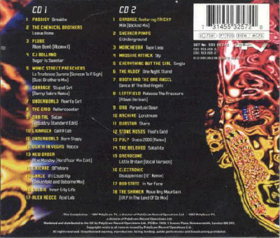 Various - Wired: New Directions In Dance - Back Cover
