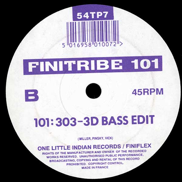 Finitribe - 101 - French 7" Single - Side B