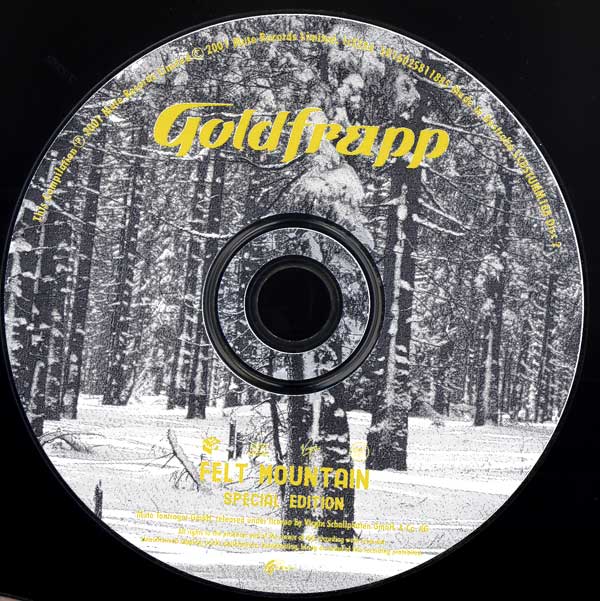 Goldfrapp - Felt Mountain - UK Special Edition CD - CD 2