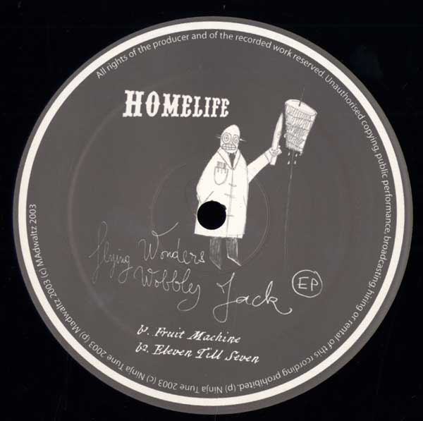 Homelife - Flying Wonders EP - UK 12" Single - Side B