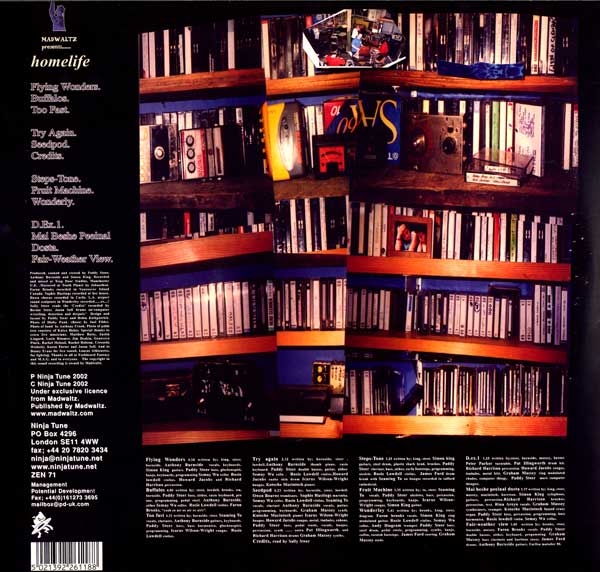 Homelife - Flying Wonders - UK LP - Back Cover