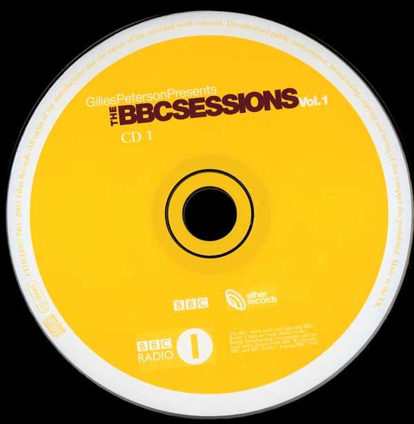 Gilles Peterson Presents: The BBC Sessions Vol. 1 - UK CD - CD1
