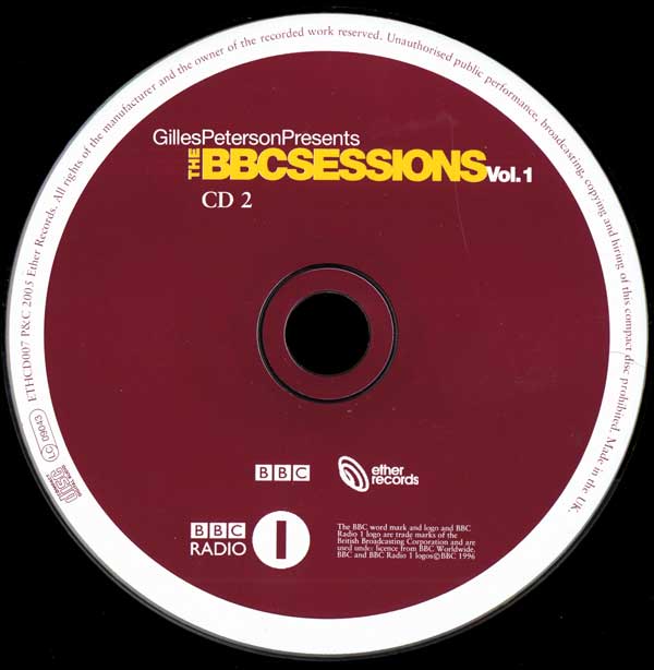 Gilles Peterson Presents: The BBC Sessions Vol. 1 - UK CD - CD2