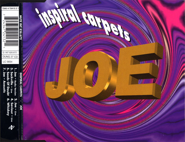 Inspiral Carpets - Joe - Dutch Reissue CD Single - Front cover
