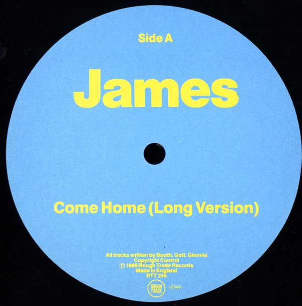 James - Come Home - UK 12" single - Side A