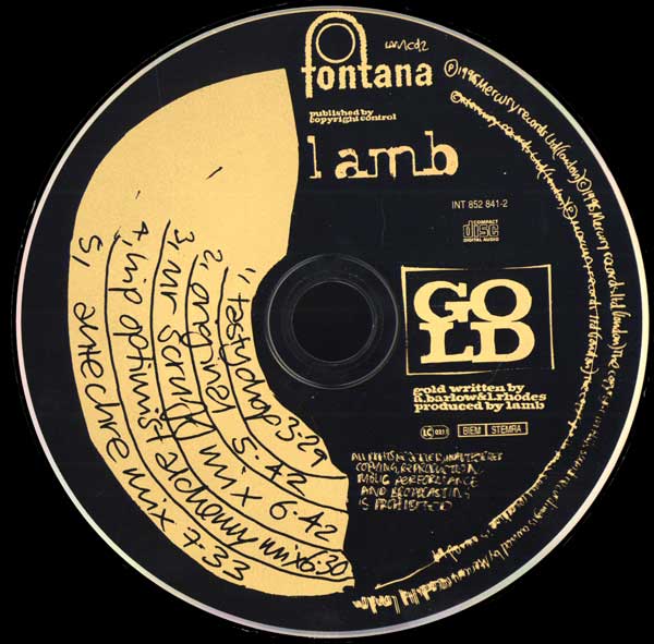 Lamb - Gold - UK CD Single - CD