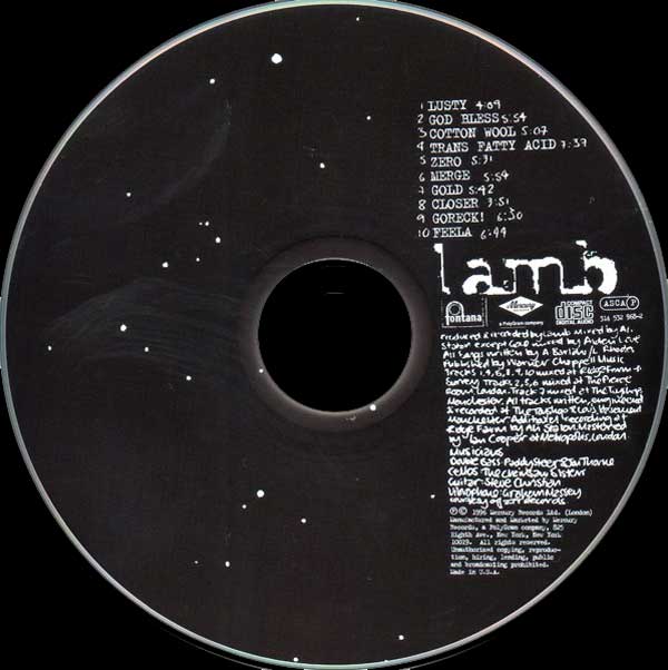 Lamb - Lamb - US CD - CD