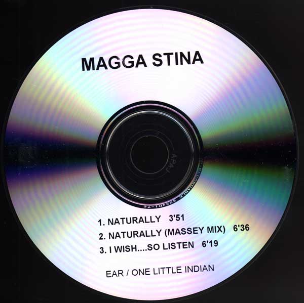 Magga Stina - Naturally - UK Promo CDR Single - CDR