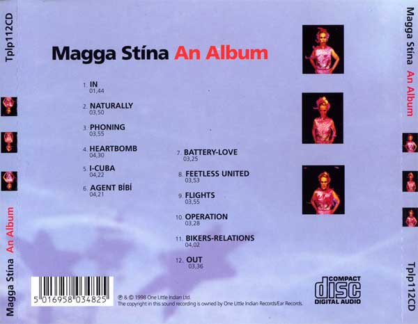 Magga Stina - An Album - UK CD - Back