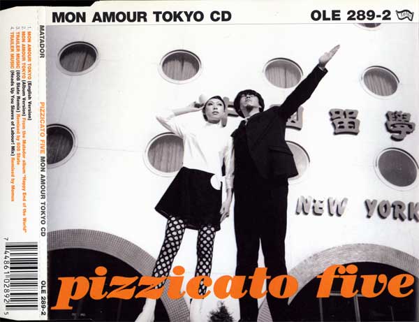 Pizzicato Five - Mon Amour Tokyo - UK CD Single - Front Cover