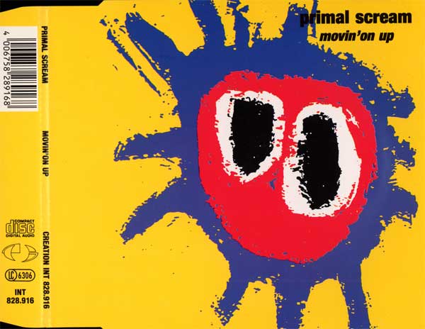 Primal Scream - Movin' On Up - German CD Single - Front Cover 