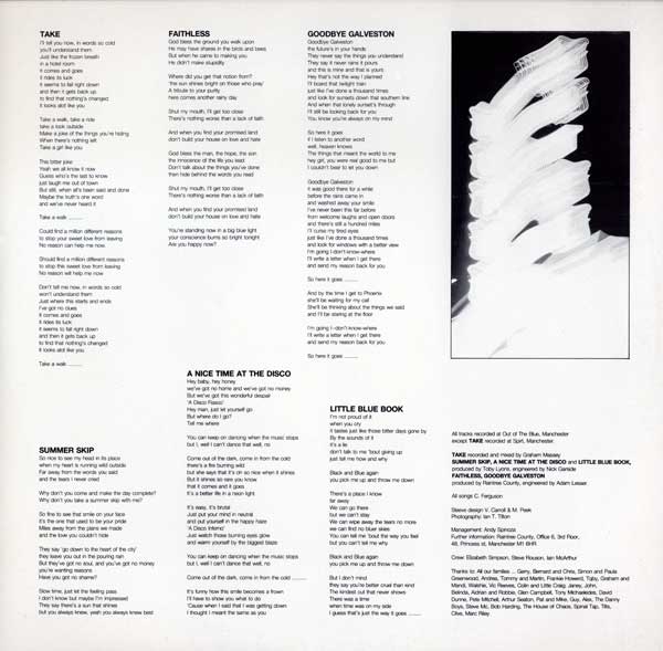 Raintree County - Seven Day Weekend - UK LP - Lyric Inner 
