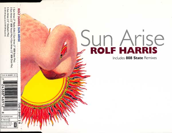 Rolf Harris - Sun Arise - UK CD Single - Front