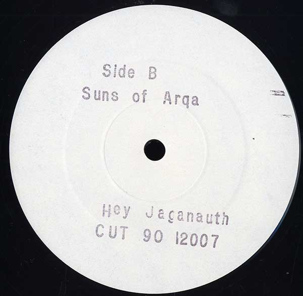 Suns Of Arqa - Govinda Go - Cut Deep - UK Promo 12" Single - Side B