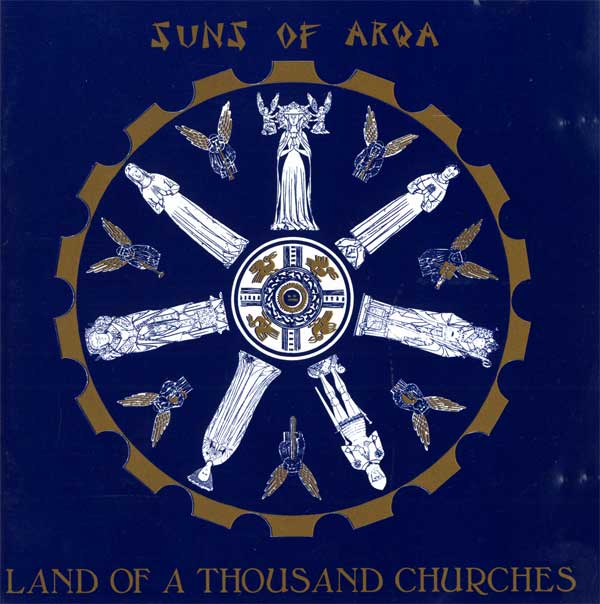 Suns Of Arqa - Land Of A Thousand Churches - Belgian CD - Front Cover