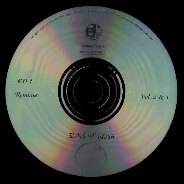 Suns Of Arqa - Remixes Vol. 2 & 3 - UK CD - CD1