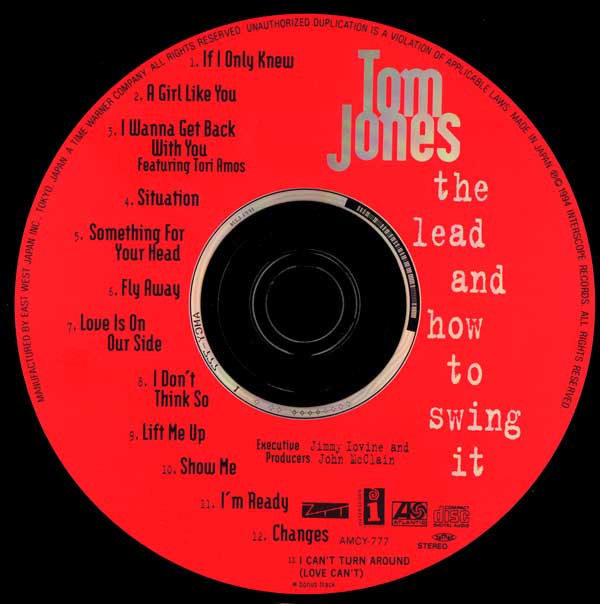 Tom Jones - The Lead And How To Live It - JP CD - CD