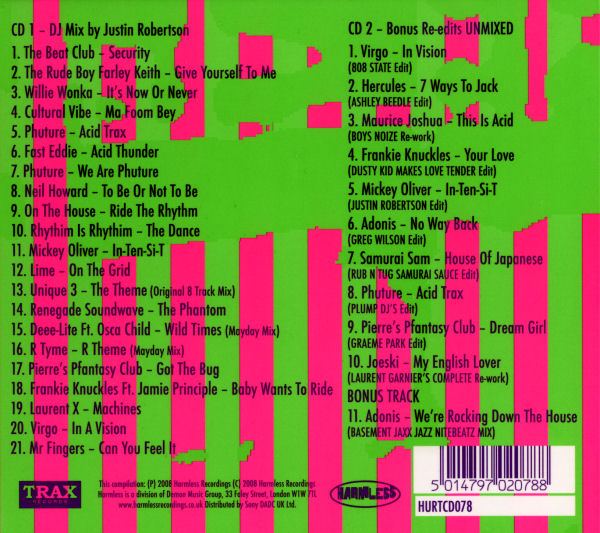 Various Artists - The Art Of Acid Mixed By Justin Robertson