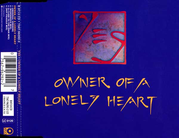 Yes - Owner Of A Lonely Heart - UK - CD Single