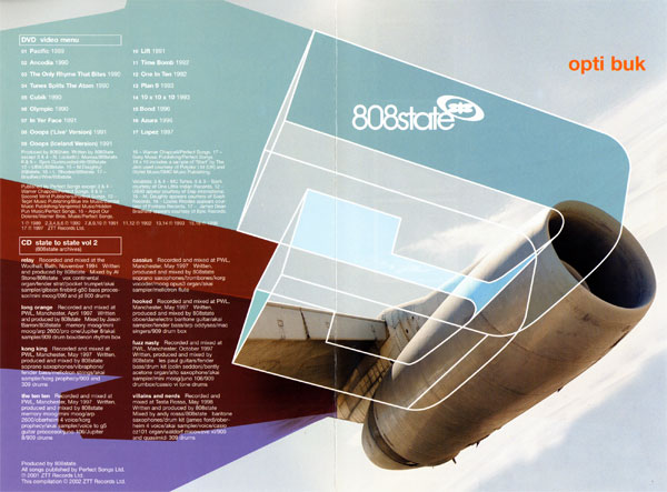 808 State - Opti buk - UK DVD - Sleeve
