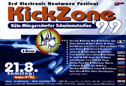 808 DJs at Kickzone '99, Cologne, Germany